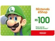 Carto Presente Digital Nintendo R$100,00 Ecash Brazil